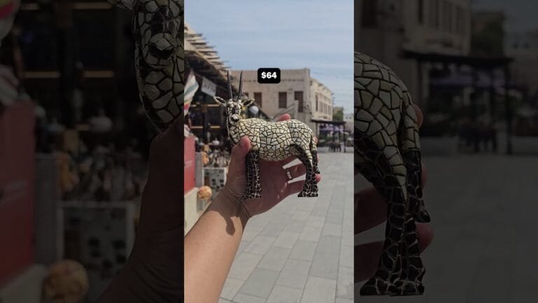 Souvenirs in Qatar $1 vs $5000
