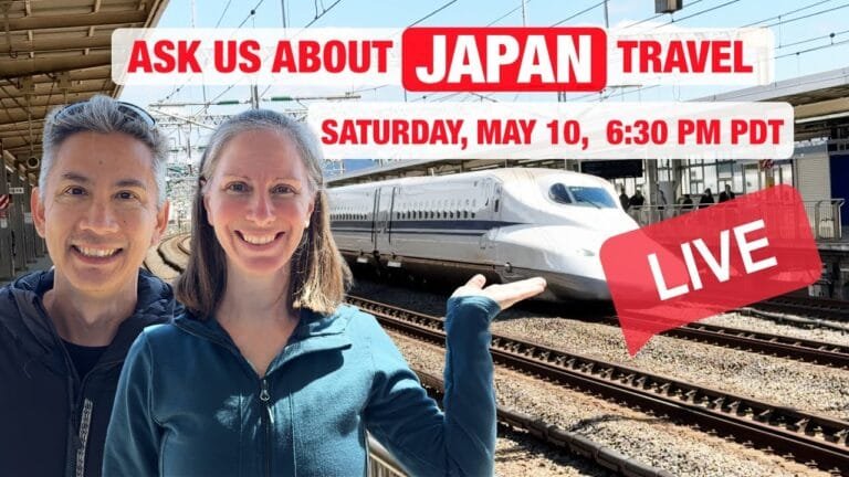 LIVE Q&A: Ask Us About Japan Travel! Saturday, May 10 at 6:30pm PDT