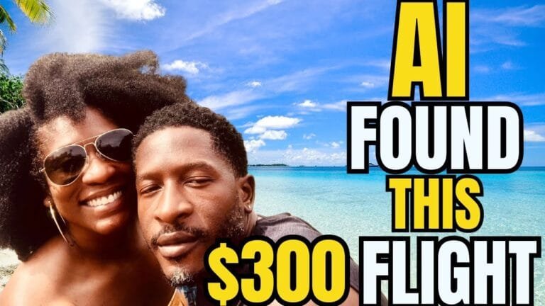 How We Use AI & ChatGPT to Find Insanely Cheap Flights (Step-by-Step Travel Hack!)