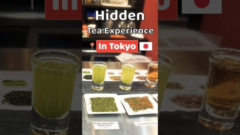 Tokyo’s Hidden Tea Experience You’ll Never Forget 🍵 – More Than Just Matcha! | #shorts, #Japan